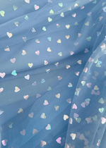 Andraste | Capture Homecoming Magic in Blush Tulle Corset Dress - Dusty Blue - PromDressClub