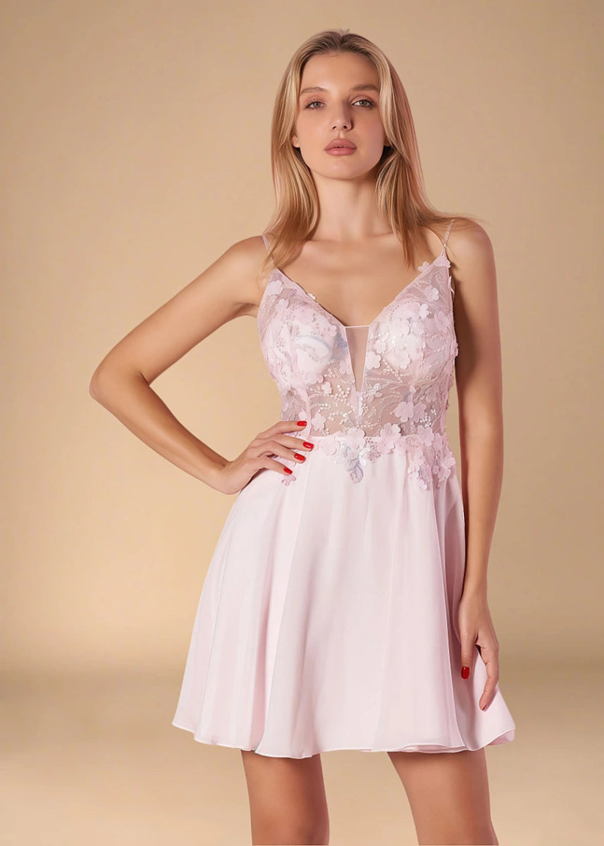 Azalea | Break Through Homecoming Dress Stress: Find Your Perfect Fit! - Pink - PromDressClub