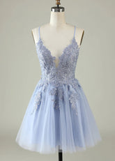 Bellona | Homecoming Dresses in Dusty Blue, Blush +3 Colors – Shop Now! - Lavender - PromDressClub