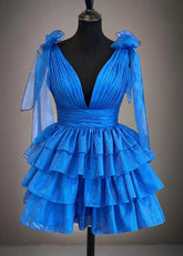 Bysenma | Step into the Spotlight with Our Show - Stopping Fuchsia Homecoming Dresses! - Royal Blue - PromDressClub