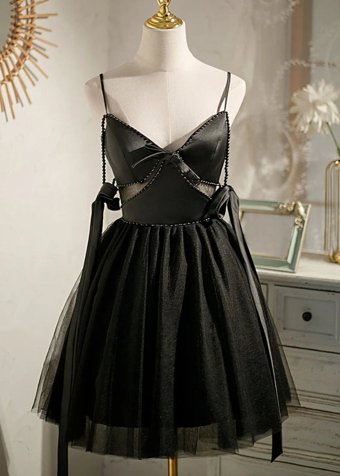 Chrysothemis | Sparkle Confidently: The Ultimate Black Homecoming Dress for 2025 - Black - PromDressClub