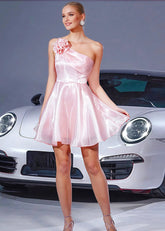 Fflur | Discover Your Dream Pink Homecoming Dress: Elegant, Comfortable, and Unforgettable - Light Pink - PromDressClub