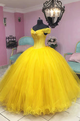 Hope | Beautiful Vibrant Yellow Quinceanera Dresses for Unforgettable Moments - Yellow - PromDressClub