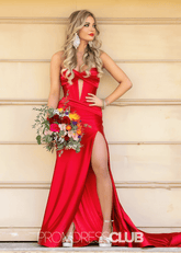 Marcia | Trumpet Mermaid Royal Blue Long Formal Dress Near Me - Price #price_variant_lowest# - Red - PromDressClub