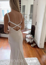 Maria | Mermaid Yellow Maxi Formal Dress Near Me - Price #price_variant_lowest# - White - PromDressClub