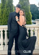 Mignon | Mermaid Plus Size Light Pink Satin Long Prom Dress Stores Near Me - Price #price_variant_lowest# - Black - PromDressClub