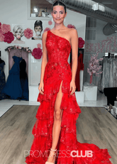 Myrna | A Line Sequin - Embroidery Light Purple Long Formal Dress - Price #price_variant_lowest# - Red - PromDressClub