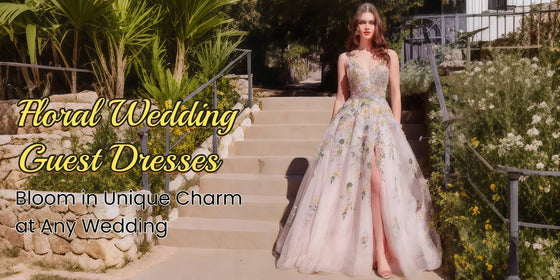 19 Stunningly Beautiful Floral Wedding Guest Dresses to Steal the Show