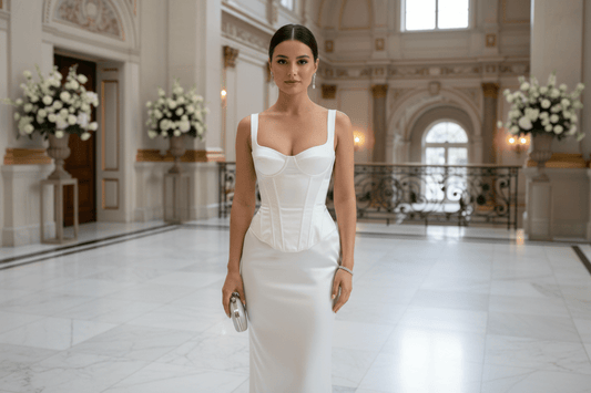 Mastering White Satin Corset Dress Styling for Unforgettable Formal Events - PromDressClub