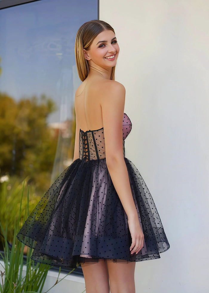Artemesia | Discover the Ultimate Black and Pink Homecoming Dress for Your Big Night - Black - PromDressClub