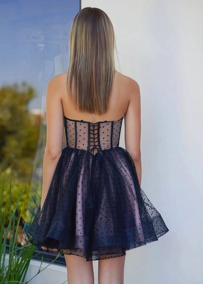 Artemesia | Discover the Ultimate Black and Pink Homecoming Dress for Your Big Night - Black - PromDressClub