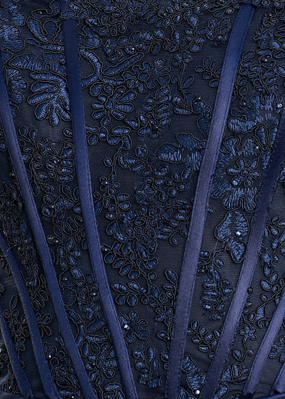 Aurora | Bodycon Navy Blue Lace Off the Shoulder Corset Mini Homecoming Dress - Navy Blue - PromDressClub