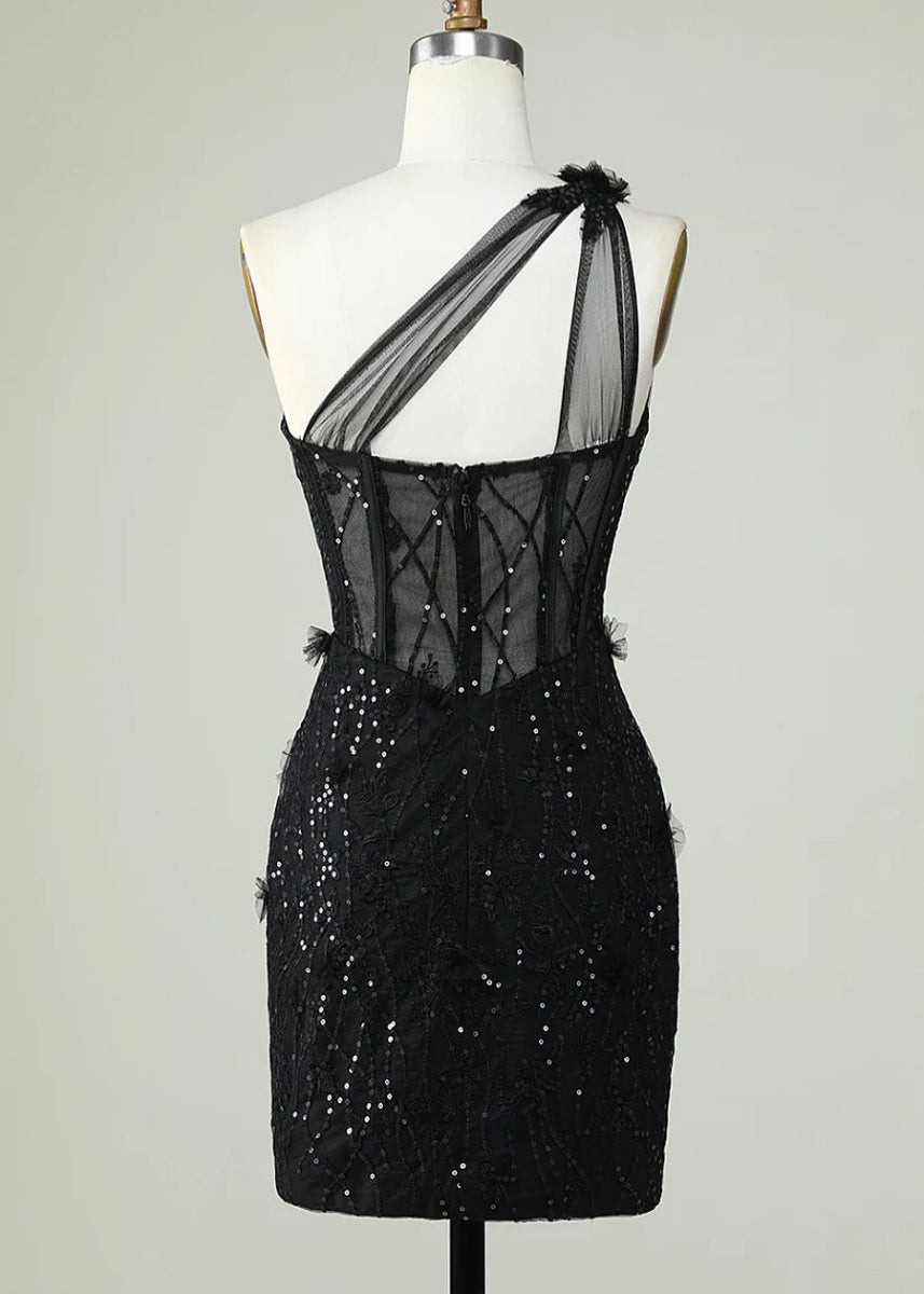 Calypso | Discover the Ultimate Royal Blue Homecoming Dress for an Unforgettable Night - Black - PromDressClub