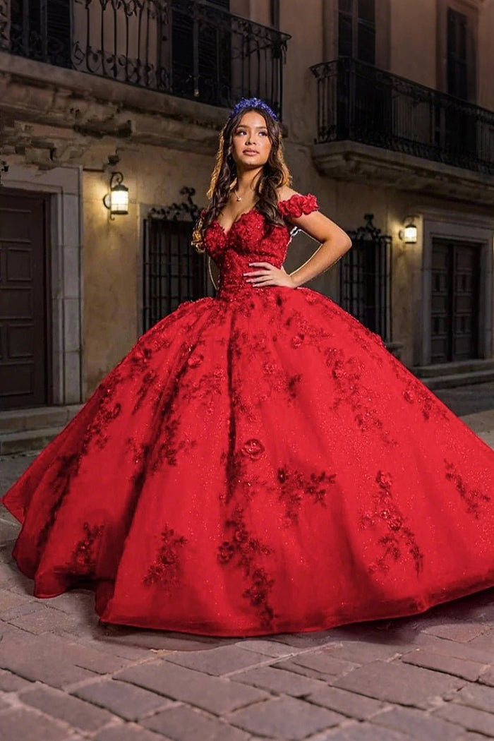 Dakota | Gorgeous Royal Blue Quinceanera Dress - Ideal for Special Events - Red - PromDressClub
