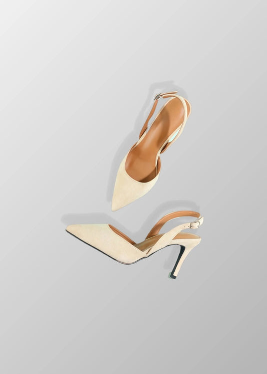 Elevate Your Wardrobe with Stylish Nude Heeled Sandals & Timeless Black High Heel Pumps - Nude - PromDressClub 1000