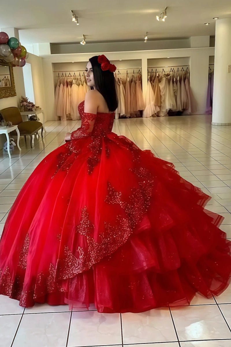 Red Quinceaera Dresses | Bold & Timeless Quince Gowns | PromDressClub Red Quinceaera Dresses | Bold & Timeless Quince Gowns | PromDressClub