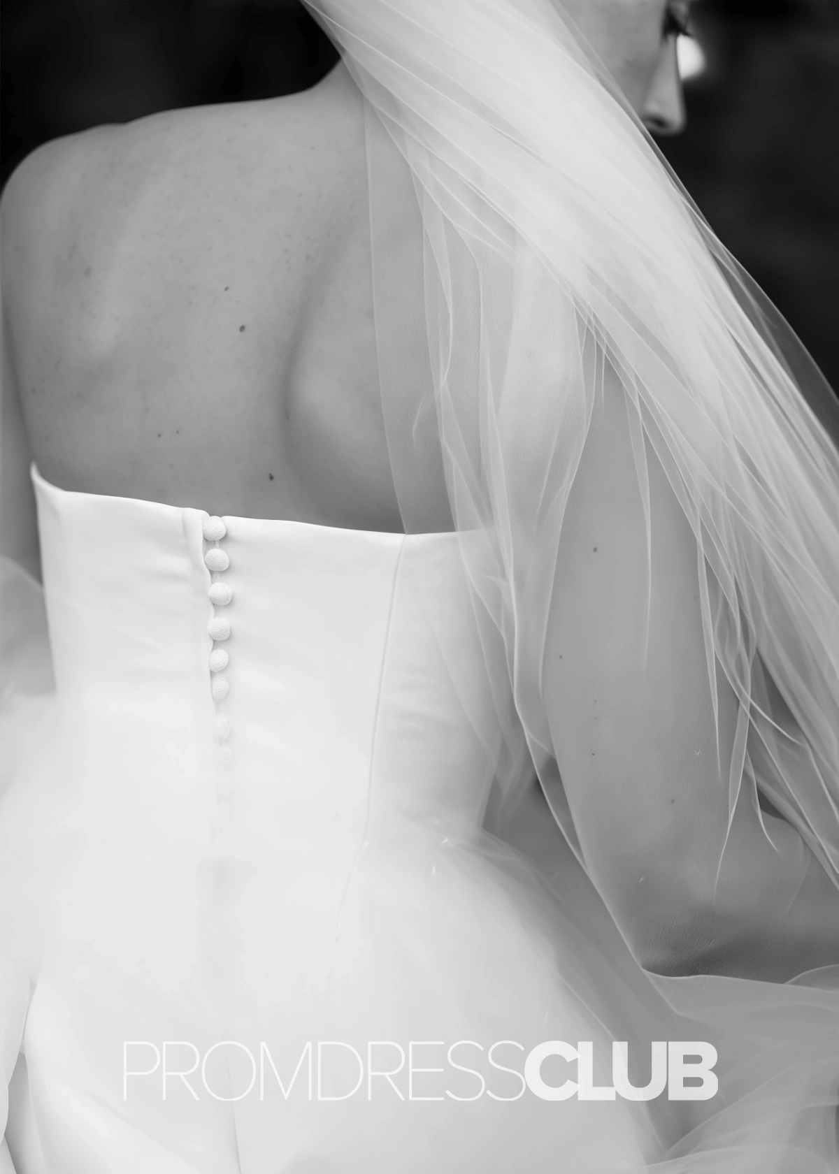 Elma |Mermaid White Simple Wedding Dresses Beach Strapless Satin - White - PromDressClub