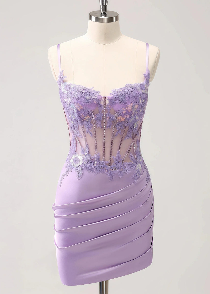 Enerida | Shine at Homecoming in a Stunning Light Purple Masterpiece Dress - Light Purple - PromDressClub
