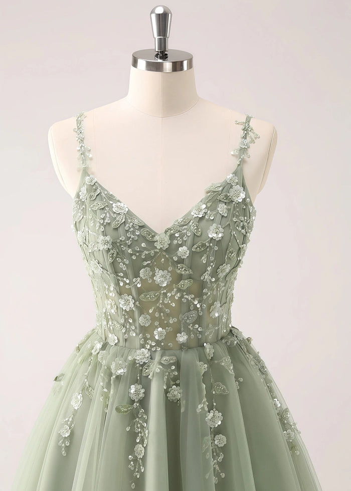 Etheldreda | Royal Blue Homecoming Dress: Unforgettable Elegance for Your Special Night - Sage - PromDressClub