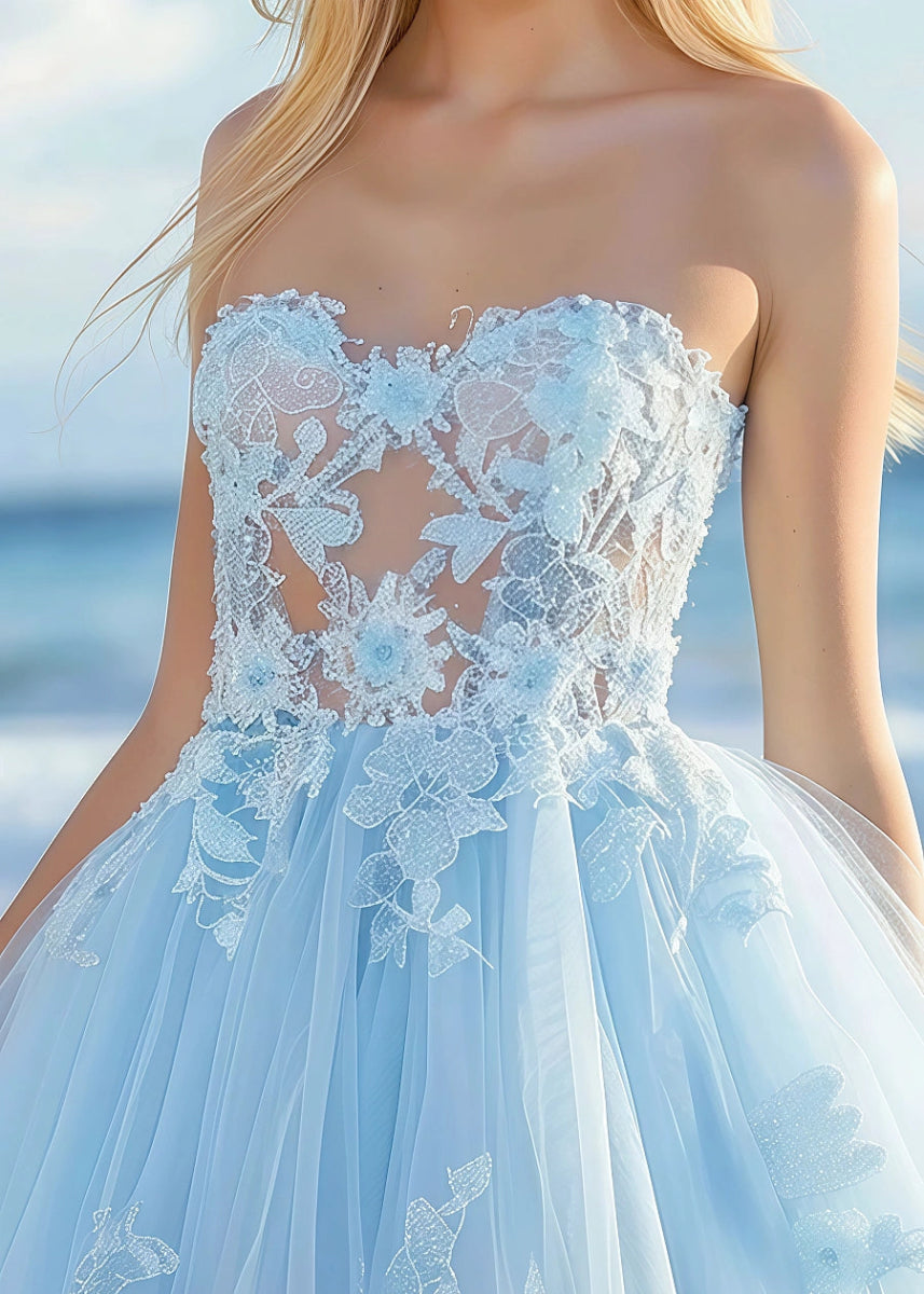 Fortinbras | Discover Your Dream Light Blue Homecoming Dress: Elegance & Romance - Light Blue - PromDressClub
