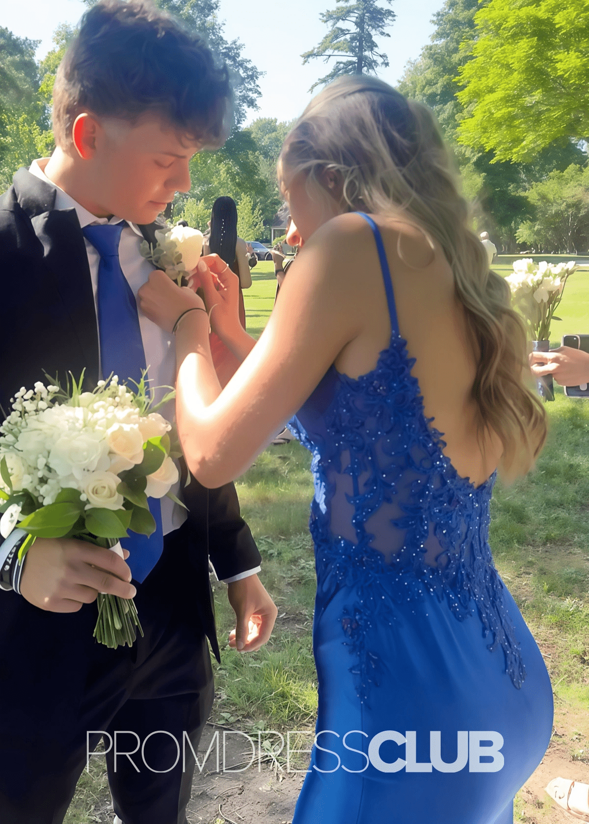 Frederica | Plus Size Sage Green Prom Dresses Long Mermaid Sweetheart with Openwork Lace - Price #price_variant_lowest# - Royal Blue - PromDressClub