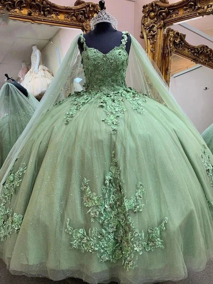 Gertrude | Gorgeous Light Green Quinceanera Dresses: Unveil Timeless Elegance for Your Special Day - Light Green - PromDressClub