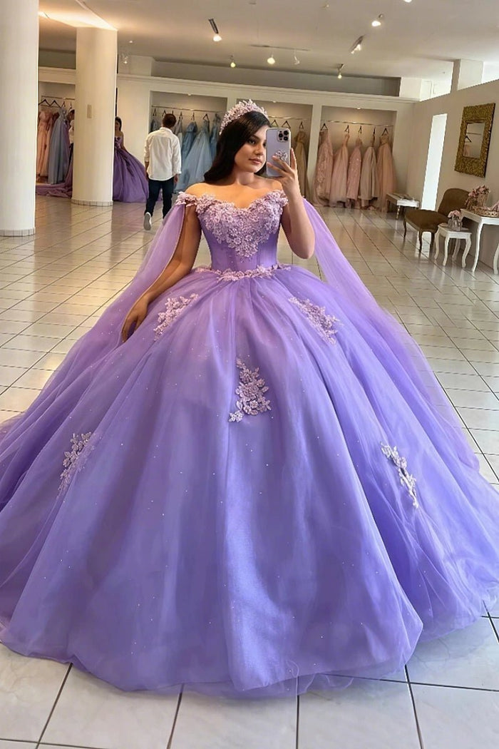 Gia | Stunning Enchanting Purple Quinceanera Dresses for Unforgettable Moments - Purple - PromDressClub