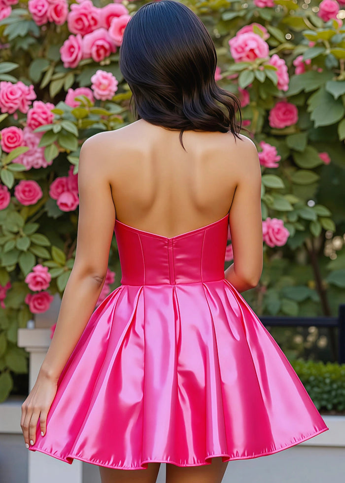 Hatshepsut | Step into the Spotlight: Effortless Fuchsia Homecoming Dresses for Unforgettable Nights - Fuchsia - PromDressClub