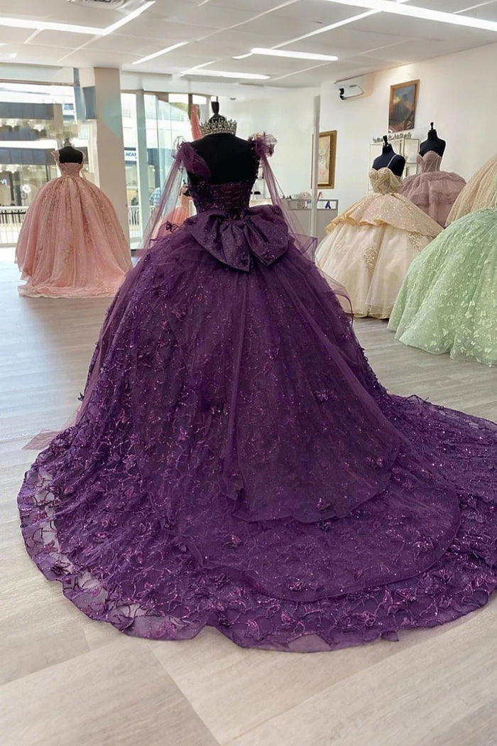 Judith | Discover the Ultimate Purple Quince Dress for Your Big Day! - Dark Purple - PromDressClub