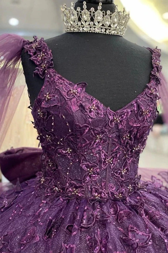 Judith | Discover the Ultimate Purple Quince Dress for Your Big Day! - Dark Purple - PromDressClub