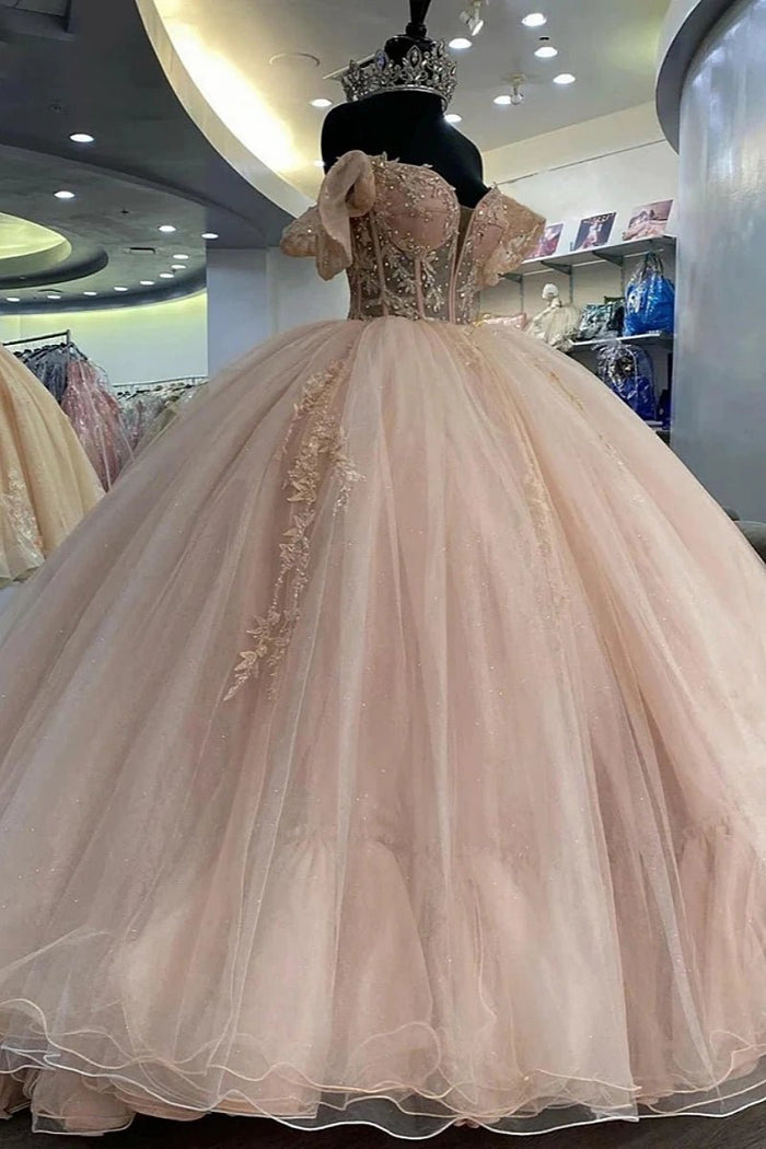 Juliana | Discover the Ultimate Pink Quince Dress for Your Dream Celebration - Light Pink - PromDressClub