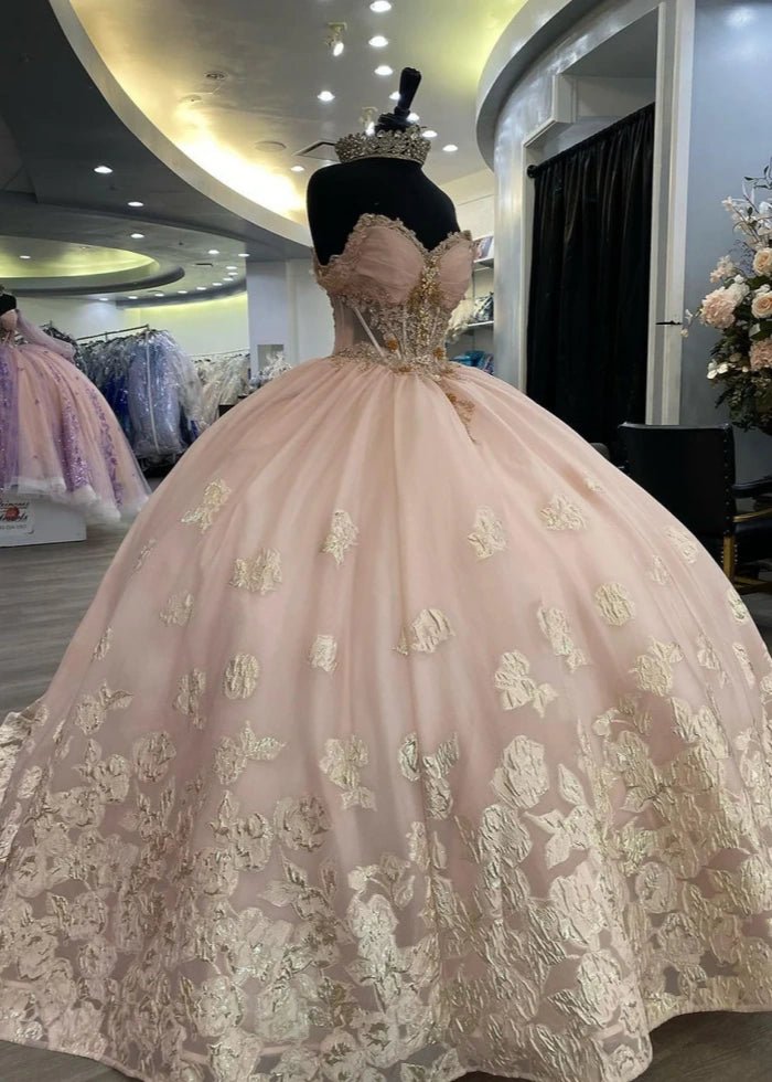 Juliet | Discover the Ultimate Pink Quince Dress for Your Dream Celebration - Light Pink - PromDressClub
