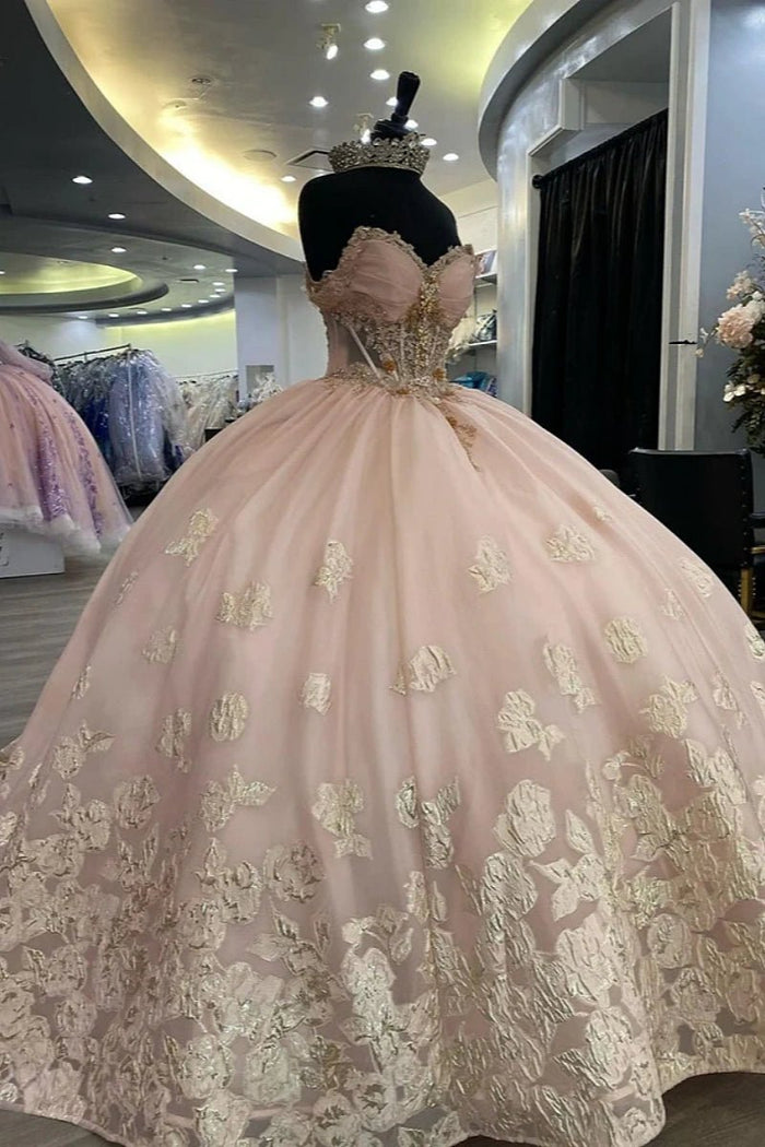 Juliet | Discover the Ultimate Pink Quince Dress for Your Dream Celebration - Light Pink - PromDressClub