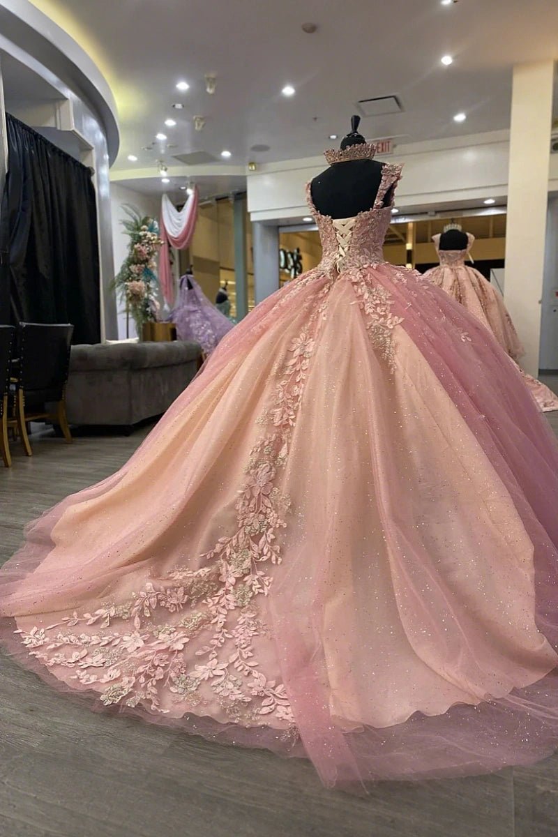 Kate | Discover Your Fairytale Moment with Enchanting Pink Quince Dresses - Pink - PromDressClub