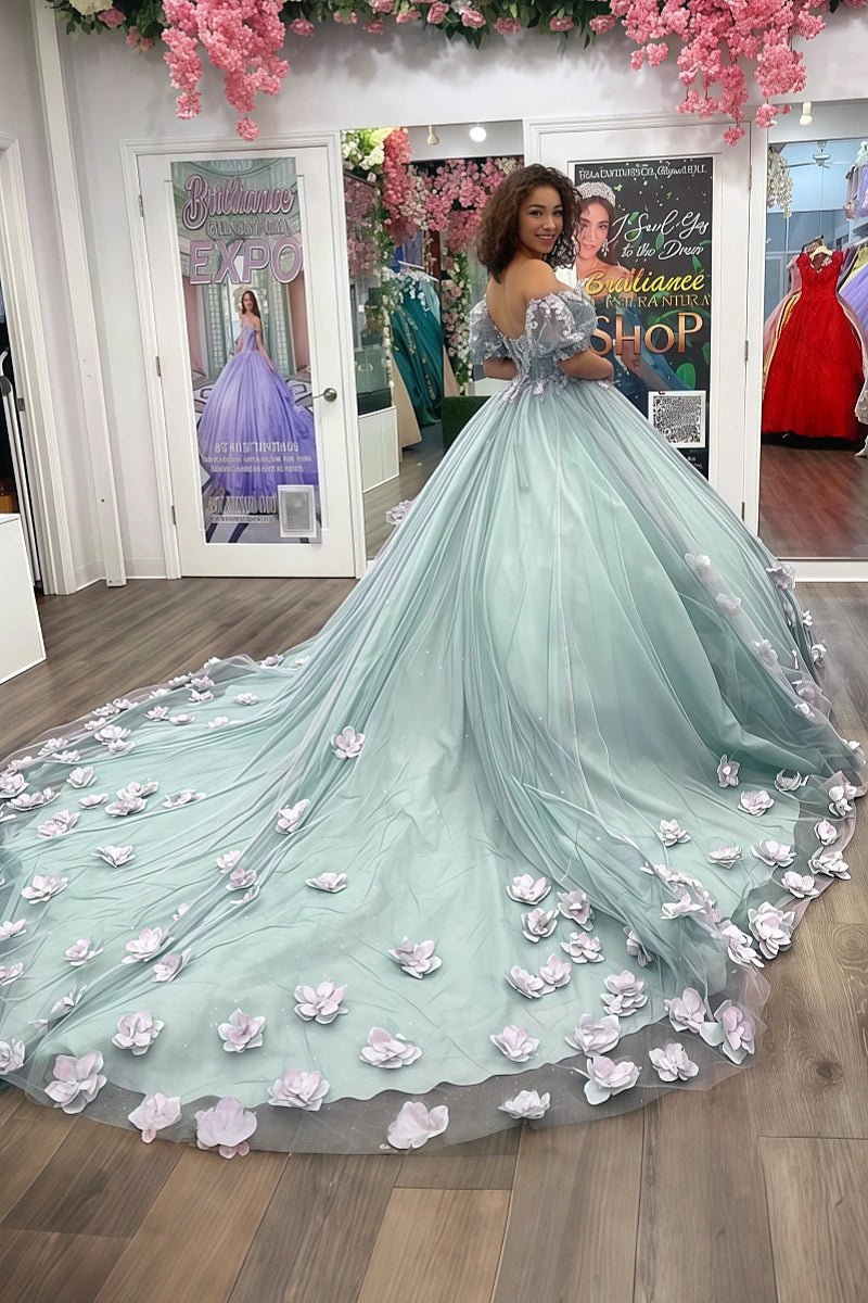 Kirsten | Own Your Spotlight in Stunning Green Quince Dresses - Mint Green - PromDressClub