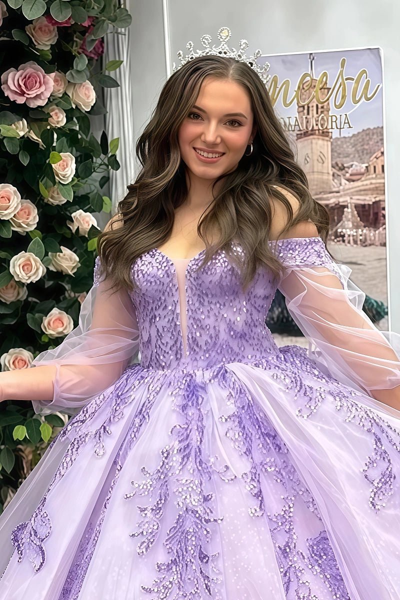 Lena | Discover the Perfect Purple Quince Dress - Timeless Elegance for Your Big Day - Light Purple - PromDressClub
