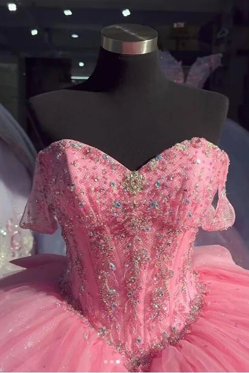 Lola | Discover Your Dream Pink Quince Dresses - Timeless Elegance for Every Princess - Light Pink - PromDressClub