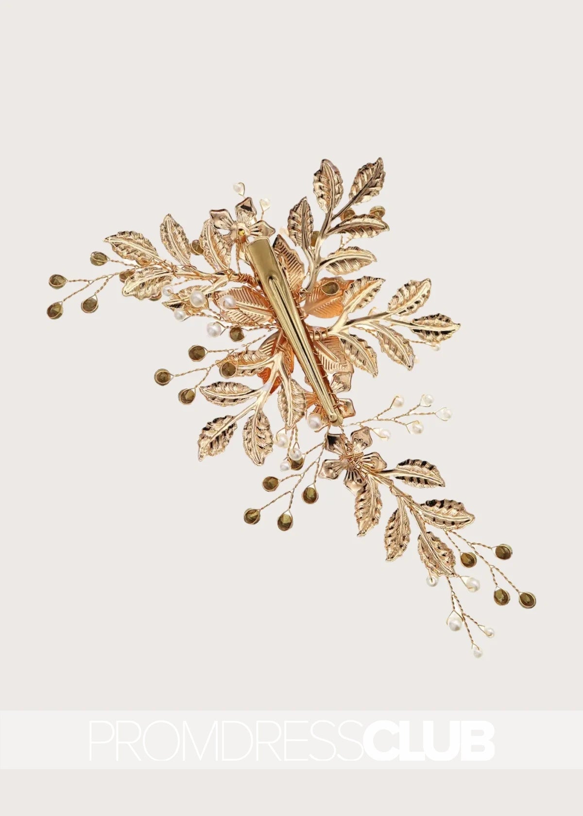 Luxury Accessories Gold Versatile Hairpin With Metal Flower - Price #price_variant_lowest# - Gold - PromDressClub