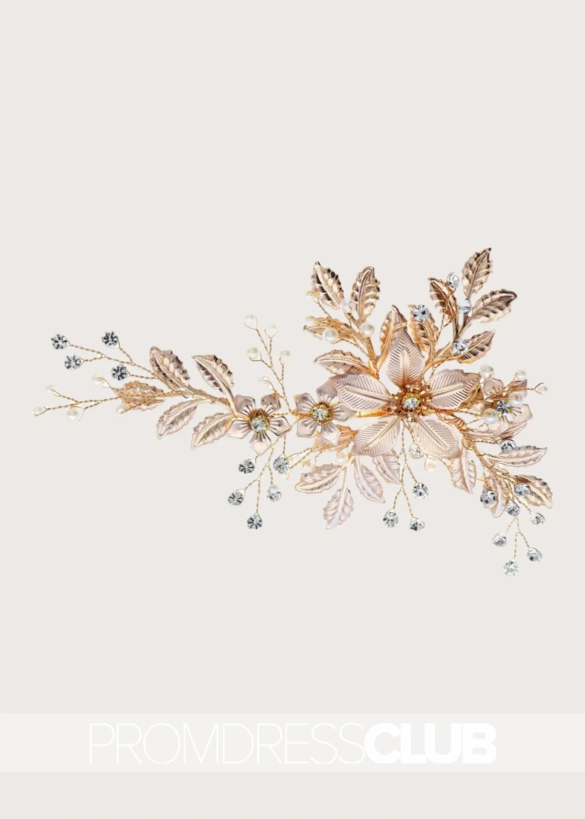 Luxury Accessories Gold Versatile Hairpin With Metal Flower - Price #price_variant_lowest# - Gold - PromDressClub