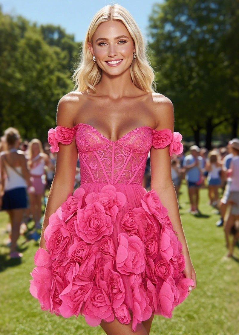 long homecoming dress with sleeves A-Line High Neck Long Sleeves Homecoming Dress with Appliques Sleeves Custom Size / As Picture
