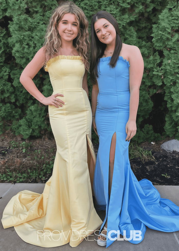 Mandy | Mermaid Red Maxi Prom Dress Near Me - Price #price_variant_lowest# - Blue - PromDressClub