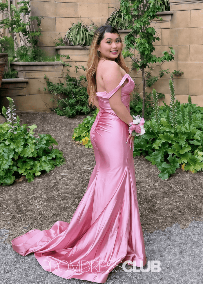 Marguerite | Mermaid Light Pink Maxi Prom Dress Near Me - Price #price_variant_lowest# - Light Pink - PromDressClub