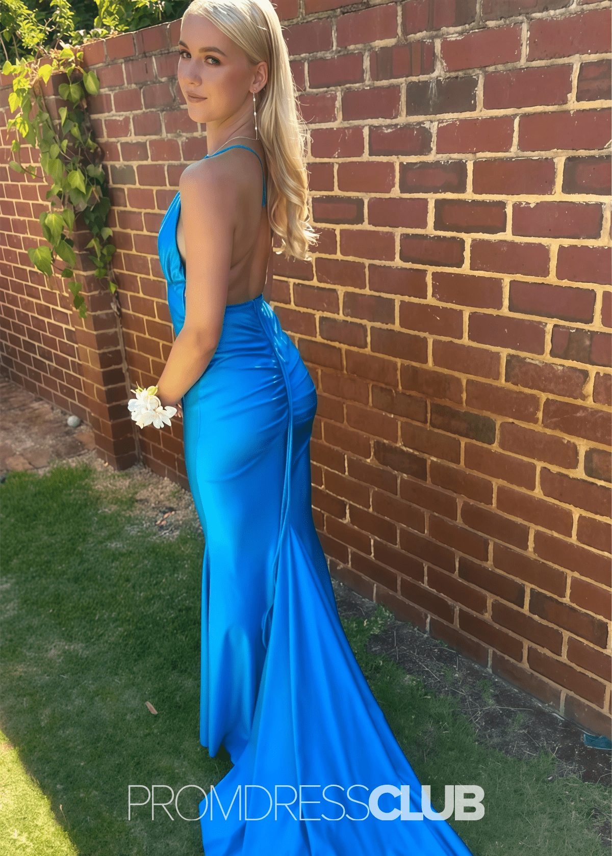 Maxine | Mermaid Royal Blue Maxi Prom Dress Stores Near Me - Price #price_variant_lowest# - Aqua - PromDressClub