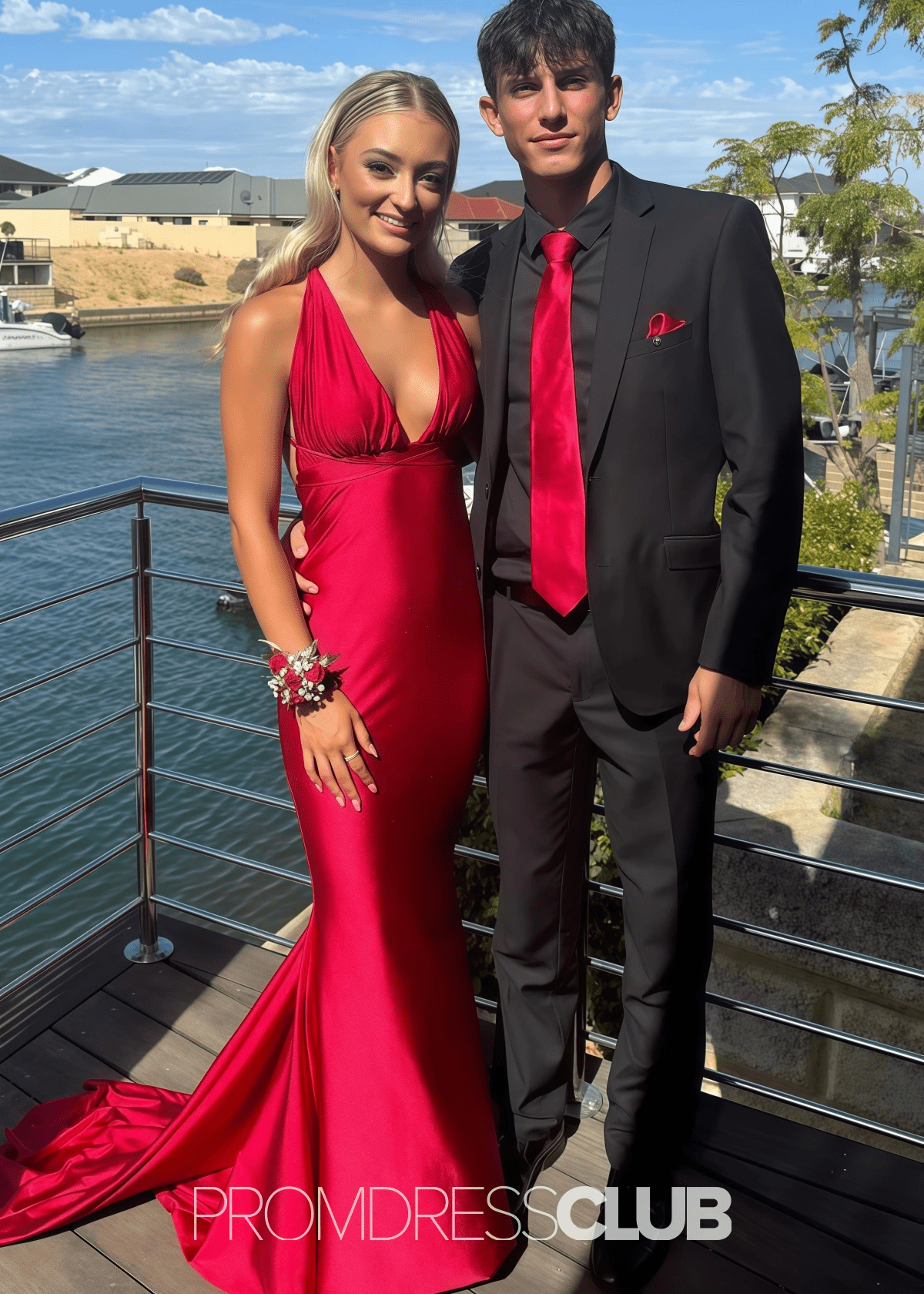 Maxine | Mermaid Royal Blue Maxi Prom Dress Stores Near Me - Price #price_variant_lowest# - Red - PromDressClub