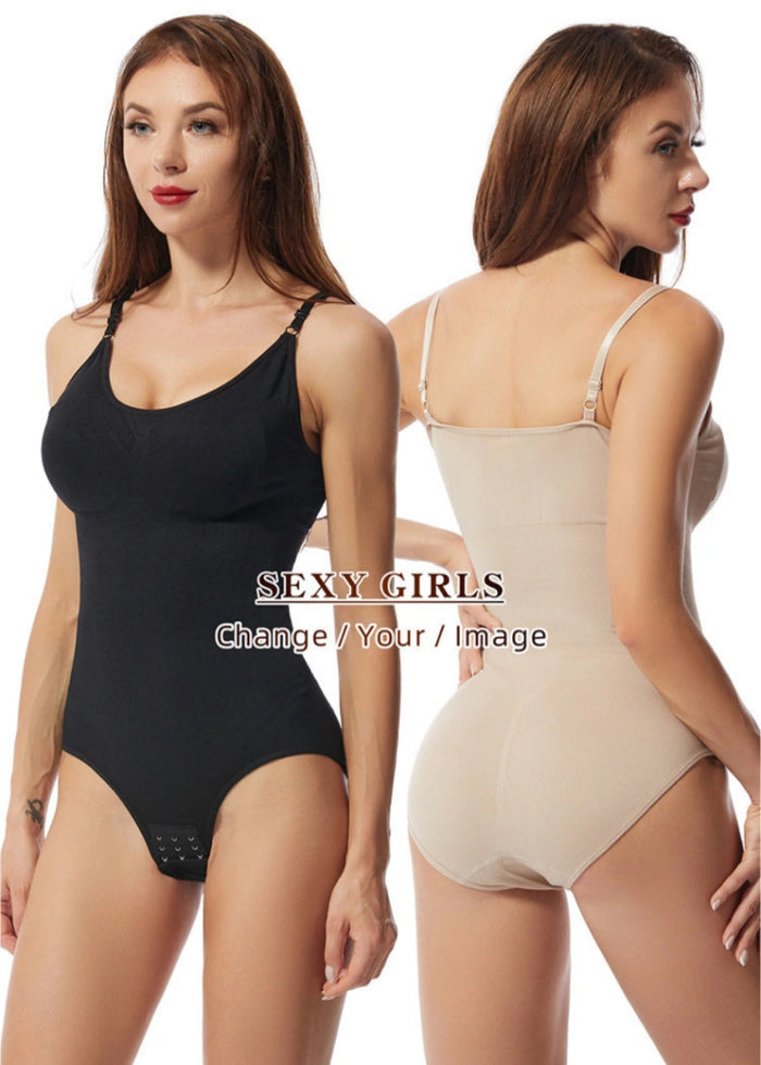 Ultimate Best Shapewear for Back Fat Smoothing and Booty Lifting in Black and Neutral - Black - PromDressClub