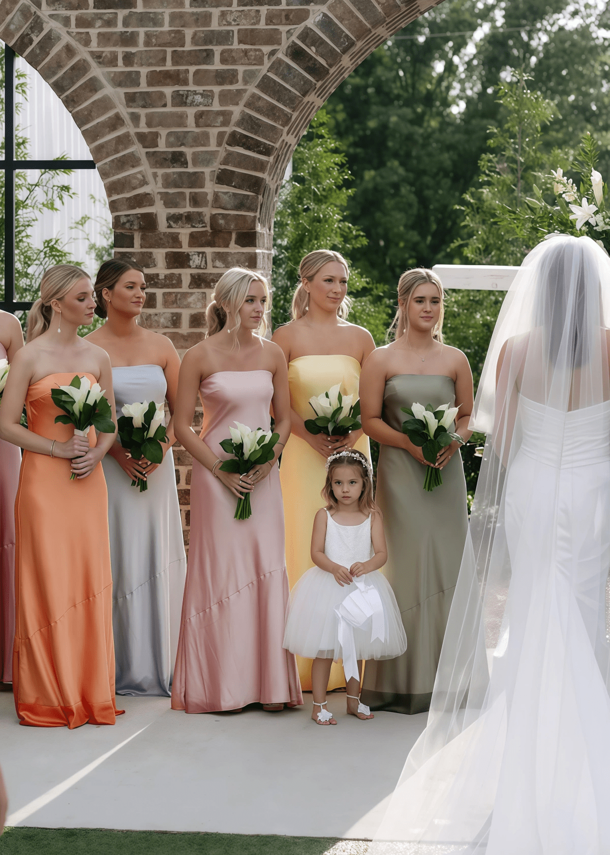 Winifred | Simple Strapless Grey Blue Silk Satin Maxi Bridesmaid Dress with Backless - Price #price_variant_lowest# - Grey Blue - PromDressClub